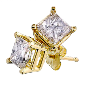 14k_yellow_gold_princess_diamond_4-prong_stud_earrings_1